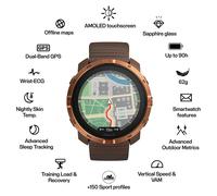 Polar Grit X2 Watch Brown S-L S-L Brown