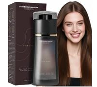 Polar Ha/ir Dye Shampoo,Hair D/ye Shampoo,Instant Hai/r Dy/es Shampo/o,H/air Color Shamp/oo 3 In 1,Natural Plant Ha/ir D/ye Sha/mpoo,Colour Sh/ampoos Cover Grey Hairs#Dark Brown