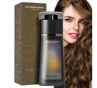Polar Ha/ir Dye Shampoo,Hair D/ye Shampoo,Instant Hai/r Dy/es Shampo/o,H/air Color Shamp/oo 3 In 1,Natural Plant Ha/ir D/ye Sha/mpoo,Colour Sh/ampoos Cover Grey Hairs#Light Brown