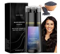 Polar Hair Dye Shampoo,Black Hair D/ye Shampoo 3 in 1 for Gray Hai/r,Nova Hair D/ye Sh/ampoo,Ha/ir Care Instant Dy/e Sha/mpoo,3 in 1 Instant Ha/ir D/ye Sha/mpoo,Semi-Permanent Gray H/air CoverageBlack