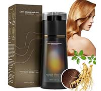 Polar Hair Dye Shampoo,Light Ash Brown Hair Dye,Hair Care,Hair Care Instant Dy/e Shampoo,3-In-1 Sh/ampoo for Color Treated Ha/ir,Natural Plant H/air D/ye Shamp/oo,H/air Ca/re Dy/e Shampo/o#Light Brown