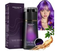 Polar Hair Dye Shampoo,Purple Hair Dye,Hair Care Instant Dye Shampoo,3 in 1 Shampoo for Color Treated Ha/ir,Natural Hair D/ye Sham/poo,Permanent Hair Dy/e,Pol/ar Hair Care,Anti Grey Sham/poo(Purple)