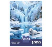 Polar Ice And Snow Seals Jigsaw Puzzles for Adults Puzzles 1000 Piece Impossible Puzzle for Adults Gifts 70x50cm/1000pcs