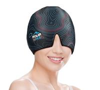 Polar Ice Migraine Relief Cap | Flexible Gel Lining, Light-Blocking Eye Cover, Hot or Cold Therapy, Headaches & Stress Relief, Post-Surgery Recovery