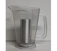 Polar ICE Pitcher with Aluminum Polar ICE Chamber (Crystal Clear/Brushed Aluminum Ice Chamber)