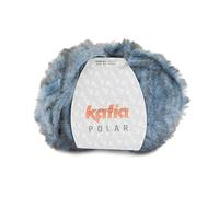 Polar is a very soft and fluffy hair yarn in colours from 80 to 87. For knitting with 7-8 or 6-8 crochet needles (Black Denim (104))