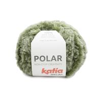Polar is a very soft and fluffy pile yarn. For knitting with 7-8 needles or 6-8 crochet. (111 - Green-White)