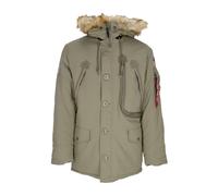 Polar Jacket with Zip Closure - male - Alpha Industries - Winter Jackets - Green - XL - Jackets XL