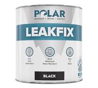 Polar Leak Seal Black Paint - 500ml - Instantly Waterproof Roof Sealant - Ideal for Leaks, Cracks & Roof Repair - Concrete, Brick, Metal, Drainpipes & Gutters - Easy to Apply