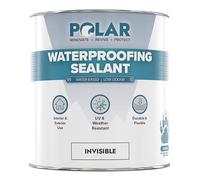 Polar LeakFix Waterproofing Sealant Paint - Clear Waterproof Sealer - 1L | One-Coat Clear Waterproof Sealant - For Masonry, Brick, Stone, Concrete, Tile & Wood - UV Resistant - Invisible Finish