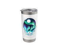 Polar Light Aurora Chaser Alaska Wilderness Aurora Borealis Stainless Steel Insulated Tumbler