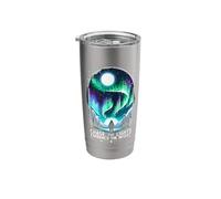 Polar Light Aurora Chaser Alaska Wilderness Aurora Borealis Stainless Steel Insulated Tumbler