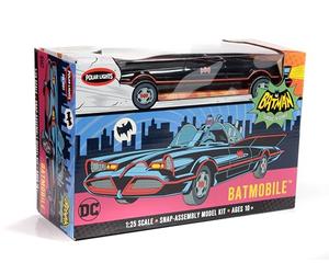 Polar Lights 1966 TV Batmobile Model Kit 1:25 Scale - SNAP Together, Pre-Painted Body, No Glue or Paint Needed
