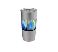 Polar Lights Aurora Borealis Forest Vacation Stainless Steel Insulated Tumbler