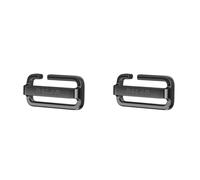 Polar Loop Buckle - Replacement Clasp Loop Fitness Band - Secure & Adjustable Fit - Easy Installation - Durable Design - Black (Pack of 2)
