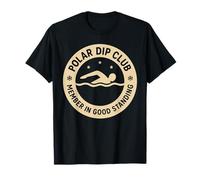 Polar No Wetsuit Cold Water Swimming Fun Adventure Winter T-Shirt