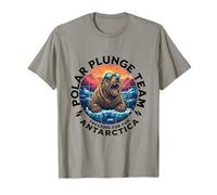 Polar Plunge Ice Jump Funny Antarctica Polar Plunge T-Shirt