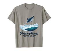 Polar Plunge in Antarctica Freezing Water Penguin Swim T-Shirt