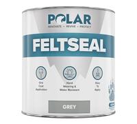 Polar Premium Grey Felt Roof Sealant 500ml - Instant Waterproof Protection - Professional Grade Repair for Flat and Pitched Roofs