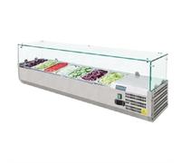 Polar Refrigerated Counter Top Servery Prep Unit 7 x 1/4 GN - G609 Catering