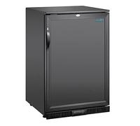Polar Refrigeration G-series 180W Single Door Back Bar Cooler Fridge 128 Litre, Black, 2°C to 8°C, 850(H)x600(W)x520(D)mm, Solid Lockable Door, 2 Shelves, Energy Rating A | GE997