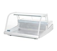 Polar Refrigeration G-Series 200 W Serve Over Counter Fish Display Fridge 175 Litre, White, Temp Range: 2° to 12°C, LED Lighting, Easy Drainage System, Size: 560 x 915 x 890 mm, GE960
