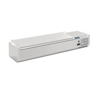 Polar REFRIGERATION G-Series Countertop Prep Fridge, 6x 1/4GN, 6 x 1 | Includes a protective lid, manual defrost mode, a digital control panel, and sturdy feet for dependable commercial stability
