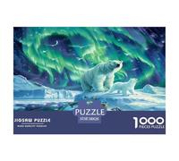 Polar Region Jigsaw Puzzles 1000 Pieces Wildlife Puzzle: Fun Challenge for Adults, Educational Game & Gift, 38x26cm/1000pcs