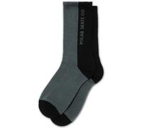 Polar Skate Co 50/50 Rib Socks | Black