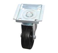 Polar Standard Unbraked Castor Wheel AB856, Polyurethane, Pack of 1 | Smooth-rolling non-braking design allows easy movement and reliable mobility for commercial kitchen or storage equipment.