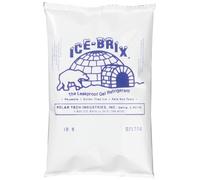 Polar Tech IB6 Ice Brix Leakproof Viscous Gel Refrigerant Poly Pack, 4" Length x 6" Width x 3/4" Thick (Case of 48)
