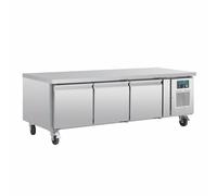 Polar U-Series Triple Door Chef Base Counter Fridge - DA463