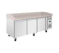 Polar U-Series Bakery Counter Fridge with Granite Work Surface | Heavy-duty commercial build delivers reliable, intensive cooling performance required in demanding catering environments.