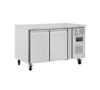 Polar U-Series Double Door Counter Fridge, 282 Ltr