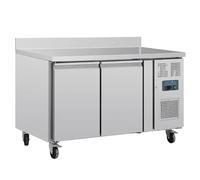 Polar U-Series Double Door Counter Fridge with Upstand, 282Ltr, 282 Ltr