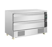 POLAR U-Series Double Drawer Dual Temperature Counter Fridge Freezer 6xGN