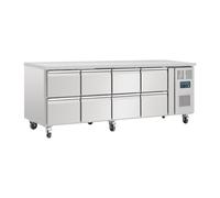 Polar U-Series Eight Drawer Gastronorm Counter Fridge - DA549