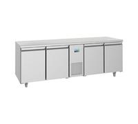 Polar U-Series Energy Efficient 4 Door Counter Fridge 632Ltr