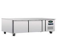 Polar U-Series G599 2 Door Stainless Steel Counter Freezer, 282L