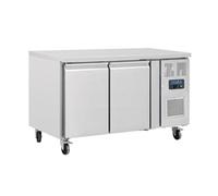 Polar U-Series Double Door Counter Fridge 228Ltr