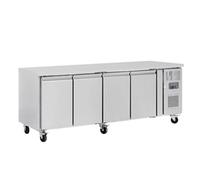 POLAR U-Series Slimline Four Door Counter Fridge 449L