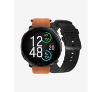Polar Vantage V3 GPS Heart Rate Monitor, black, silicone strap, black, nylon strap, orange