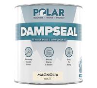 Polar Water Based Damp Seal - 1 Litre, Magnolia - Low Odour, Solvent Free, Damp Proofing Paint, Stain Blocker - Interior Walls & Ceilings - Smooth Matt Multi-Surface Finish