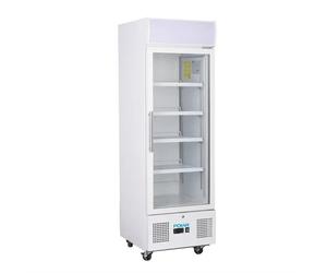 Polar White Single Door Upright Display Fridge 218Ltr litre DM075 Commercial