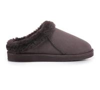 VIVA Polar Womens Faux Suede Clog Style House Slippers - Shearling-Lined - 4 - Mocha