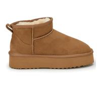 Polar Women s Platform Boots Slippers Faux Suede, Flexible Waterproof Anti Slip Rubber Sole With Memory Foam, Faux Fur-Lined Slip-On Slippers, Ladies Walking Shoes for Indoor & Outdoor