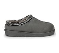 Polar Women s Slippers Faux Suede, Flexible Waterproof Anti Slip Rubber Sole, Aztec Fluffy Faux Fur Lined Slip Ons, Winter Ladies Walking Shoes for Indoor & Outdoor - Grey Sheepskin UK 6