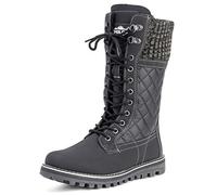 Polar Womens Snow Durable Outdoor Thermal Winter Warm Waterproof Mid Calf Boot