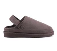 Polar Women's Suede Comfort Faux Fur Slippers - Breathable Slip-On with Adjustable Strap & Lightweight Durable Sole - Casual Everyday Footwear for Home, Travel & Walking - Mocha 8