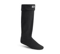 Polar Womens Thermal Fleece Welly Wellington Boot Warm Cosy Soft Wellie Socks - Black - L